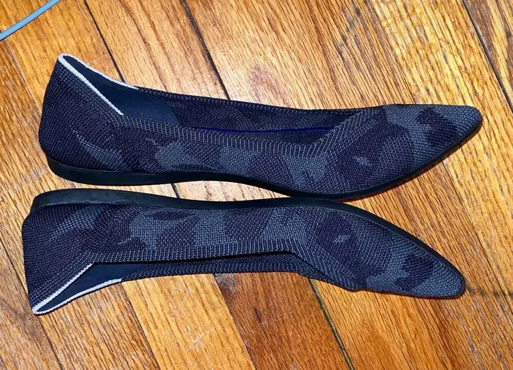 Rothy's The Point Women's Flats Black Camo